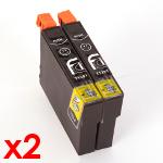 Set of 4 black cartridges (1291XL)